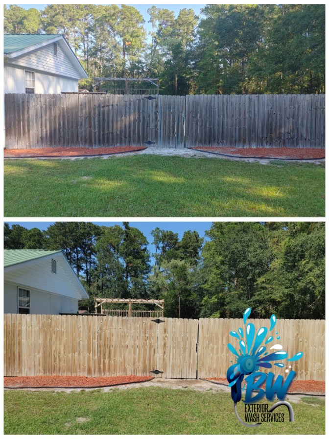 Fence cleaning