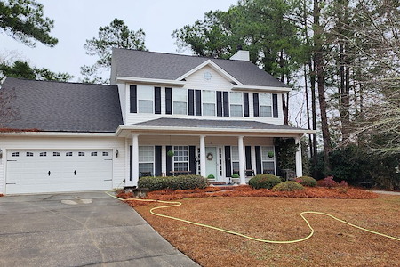 Preparing home spring pollen coastal georgia